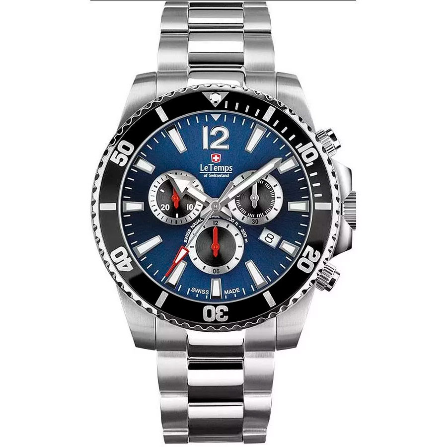 Часы Le Temps Swiss Naval Patrol Chronograph LT1044.13BS01